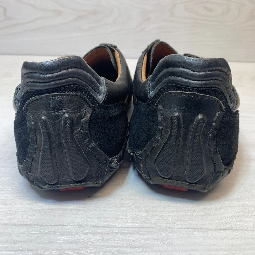 Pikolinos Mens 45 Fuencarral Driving Sneakers Leather Black Casual Comfort